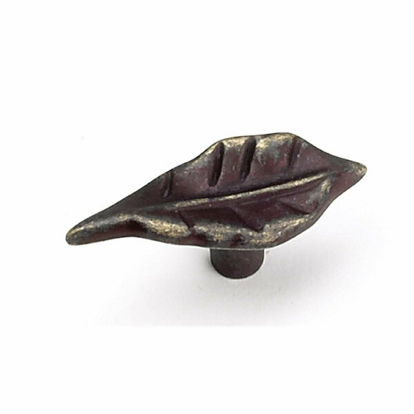 Laurey 2 in. Leaf Knob - Weathered Antique Bronze 24978